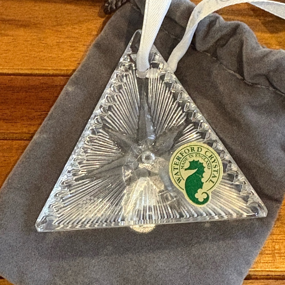 2000 Waterford Crystal Times Square Star of Hope Christmas Ornament England NIB